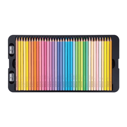 สีไม้หัวเดียว Master art 124 สี_3